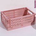 thumbnail image 1 of Caja de cestas de almacenamiento organizadoras de 5 colores, cesta de escritorio plegable para estudiantes, cinta de papelería, contenedor plegable de plástico, caja de almacenamiento Tan Jianjun unisex, 1 of 2