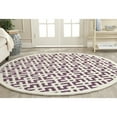 thumbnail image 2 of SAFAVIEH Chatham Jackson Geometric Wool Runner Rug, Purple/Ivory, 2'3" x 7', 2 of 9