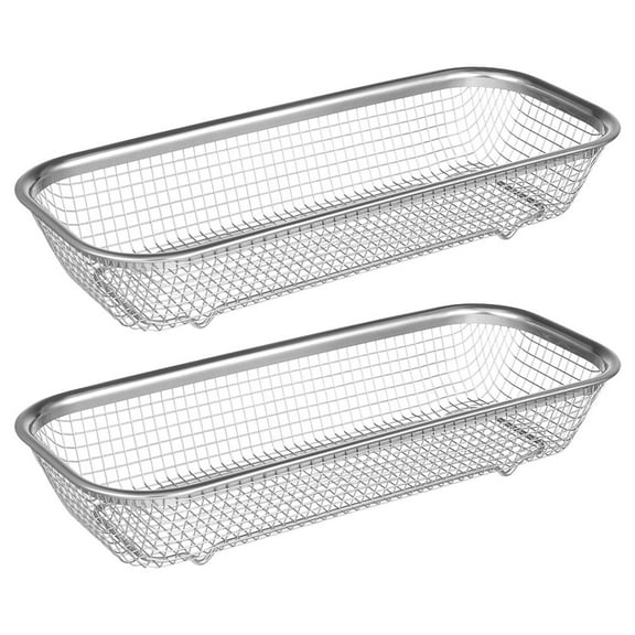 Phenofice dishwasher cutlery basket mesh 2pcs stainless steel drainage household users