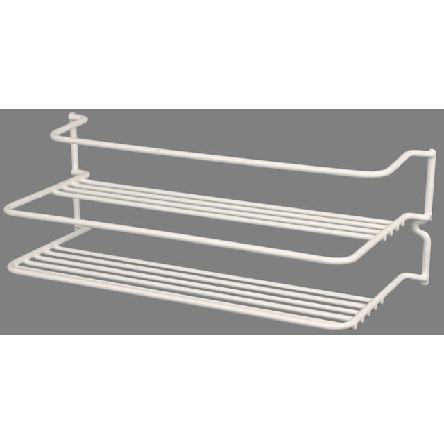 AP Spice Holder 004-506 Grayline; Used To Store Spice Jars In Kitchen; 2-Tier Shelf; White; Vinyl Coated