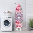 thumbnail image 3 of HELLHERO Ironing Board Cover Breathable Replacement Easy to Install 15x54 Inch, Purple Koala with Strawberries, 3 of 5