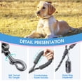 thumbnail image 3 of Cuerda de escalada Dog Leash BAAPET de 1,2 m con mango acolchado, color negro, 3 of 6