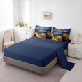 thumbnail image 5 of Erosebridal Adventure Cartoon RV Car Bedding Comforter Set 7 Pieces for Girls Boys,Teens Happy Camping Animal Bear Full Bedding Set,Navy Blue Reversible,Super Cozy Room Decor, 5 of 6