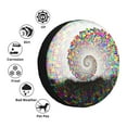 thumbnail image 5 of XMXY Rainbow Swirl Spare Tire Cover，Universal Waterproof Cover for Jeep RV Tire Wheel Protection 14 inch, 5 of 8