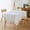 White, variant on WARM HOME DESIGNS 90 inch Beige Round Printed Foil Velvet Tablecloth. ITC Beige 90 Round