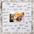 thumbnail image 2 of GraduatePro 11x14 Graduation Signature Board Picture Frame with 5x7 Mat for Wedding Birthday Guest Book Signing, Black with Off White Mat, 2 of 10