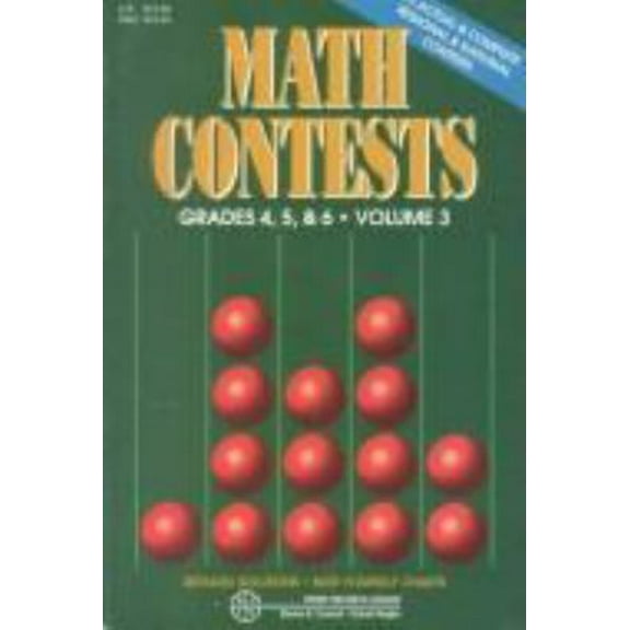 Pre-Owned Math Contests for Grades 4, 5, and 6 (Hardcover) 094080512X 9780940805125