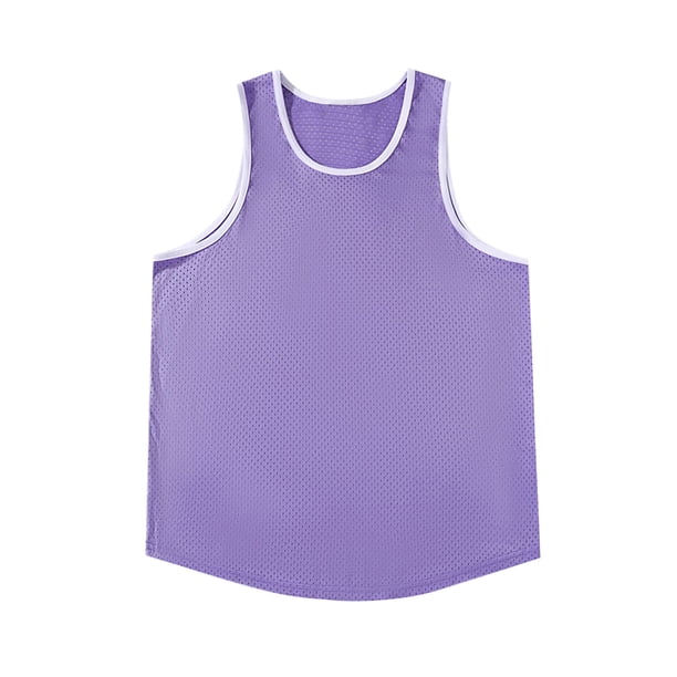 pstuiky Camisetas interiores de tirantes para hombre, Camiseta deportiva de tirantes con cuello redondo, transpirable, informal, de color liso, para hombre Chaleco para hombre m