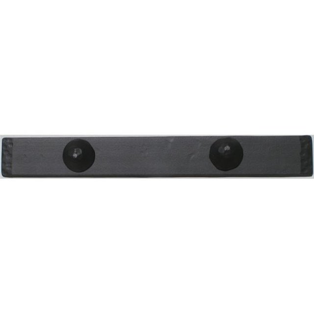 Agave Ironworks ST017-04 12 In. Sidewinder Flat End Strap Dark Bronze