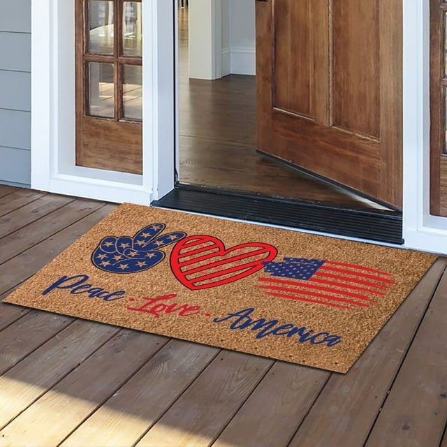 Home Textile Carpet Clearance American Flag Doormat 4Th Of July Independence Day Non Slip Bath Rugs Us Flag Floor Mat Entrance Front Door Rug For Home Living Room Bathroom, Home Textile Carpet