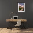 thumbnail image 3 of Bibikow, Walter 23x32 White Modern Wood Framed Museum Art Print Titled - Sweden-Gotland Island-Visby-12th century city wall-most complete medieval city wall in Europe-sunse, 3 of 4