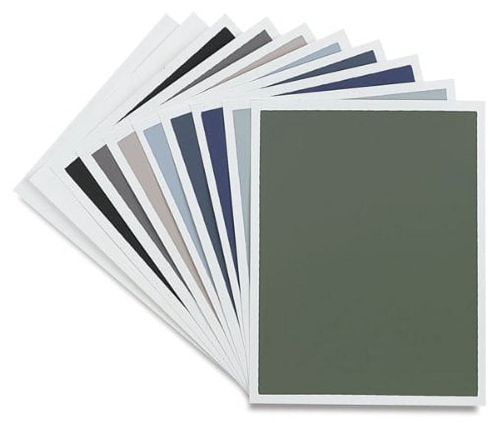 Art Spectrum Colourfix Original Coated Pastel Paper - 9" x 12", Rainbow Pack, Pkg of 20 Sheets