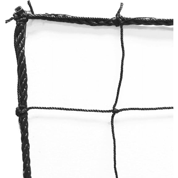 Just For Nets Soccer Backstop/Barrier Net, Black