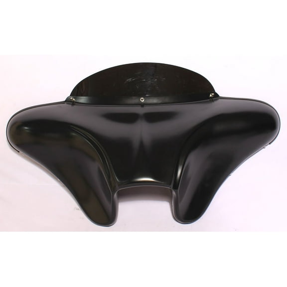 Mixed Fiberglass ABS DOUBLE DIN Batwing Fairing Windshield For RIDLEY MOTORCYCLE AUTO-GLIDE ALL YEARS