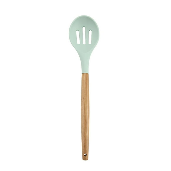 Agiferg Silicone Wooden Spatula Cooking Utensils Non-stick Spatula Kitchenware