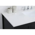 thumbnail image 5 of Elegant Decor Theo 48" Steel and Solid Wood Single Bathroom Vanity in Black, 5 of 8