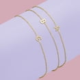 thumbnail image 5 of SZUL Women's 14K Solid Yellow Gold T Mini Initial Bracelet, 5 of 5