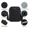 thumbnail image 4 of Tinyat Mens Shoulder Sling Bags 9 Pockets Messenger Business Crossbody Bags for Office Work Black, 4 of 9