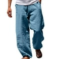 thumbnail image 2 of Mens Swim Trunks Quick Dry Fashion Loose Plus Size Casual Wide Leg Beach Trousers Pants Blue Beachwear Outdoor Swimming Shorts XXXL, 2 of 3