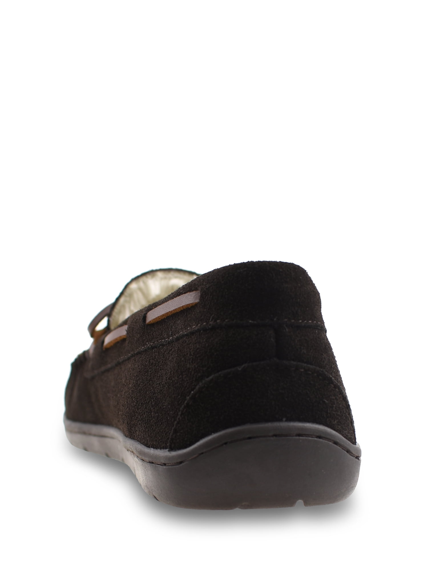 George Men's Genuine Suede Trapper Moccasin Slippers