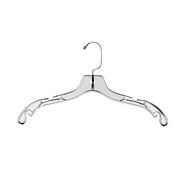 Dress Hangers - Clear Plastic - 17 inch - Case of 20