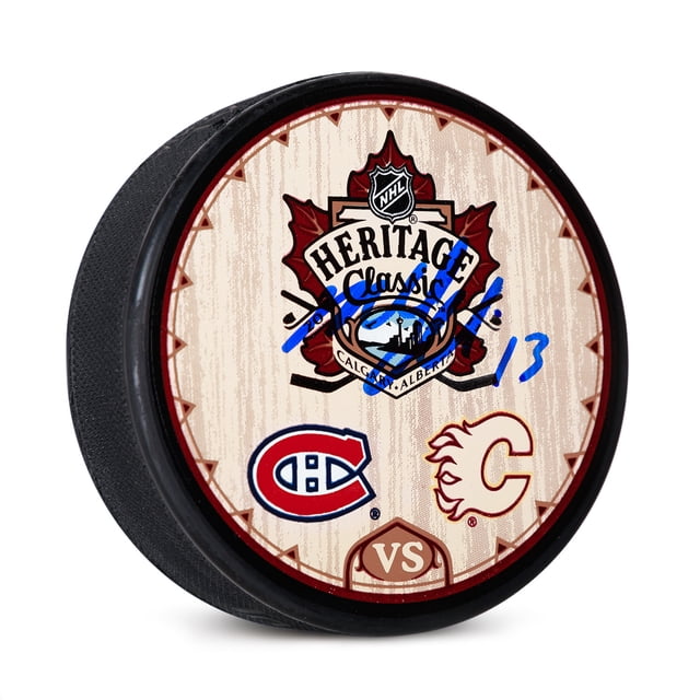 Mike Cammalleri Rondelle Classique Patrimoniale des Canadiens de Montréal Autographiée