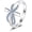 12-tanzanite, variant on Cross Infinity Ring 925 Sterling Silver Infinity Birthstone Ring Cross Jewelry Gifts For Women