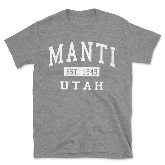 Manti Utah Classic Established Men's Cotton T-Shirt