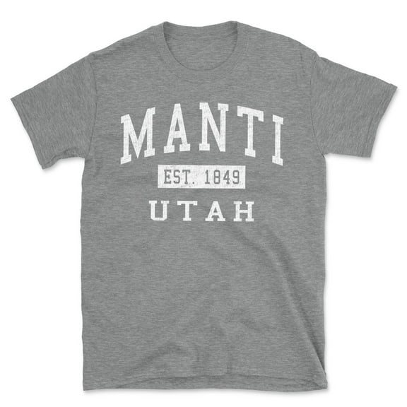 Manti Utah Classic Established Men's Cotton T-Shirt