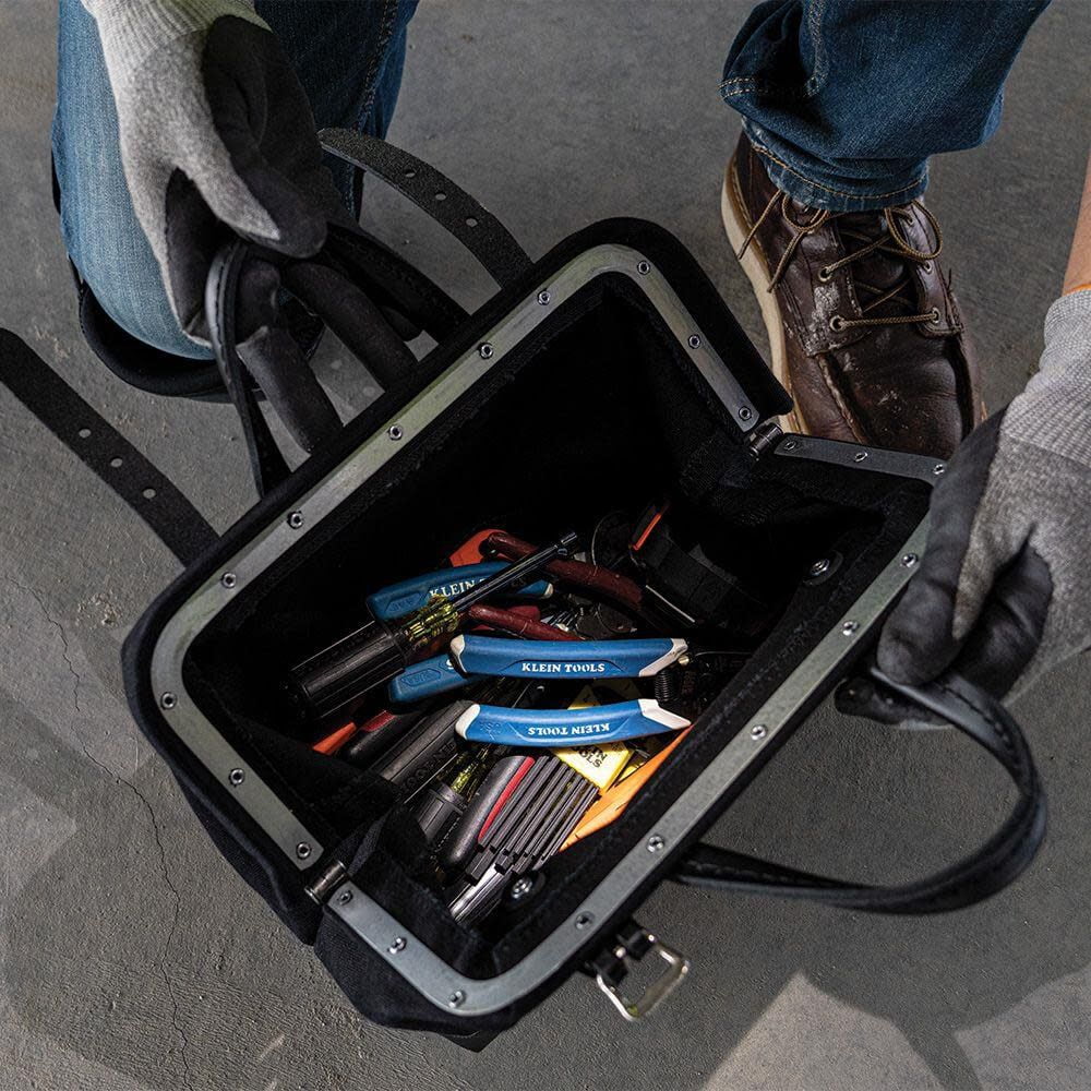 Klein Tools 12In Canvas Tool Bag Black