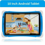 TABURETO Kids Tablet, Android 12, 4GB+64GB, Dual Camera, Preinstalled Kid Apps, Parent Control, Educational Stand