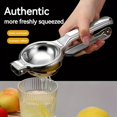thumbnail image 1 of Stainless Steel Manual Juicer - Hand Press Lemon Squeezer, Orange Juice Extractor, Fruit Juicing Tool for Home Use - 1pc, 1 of 5
