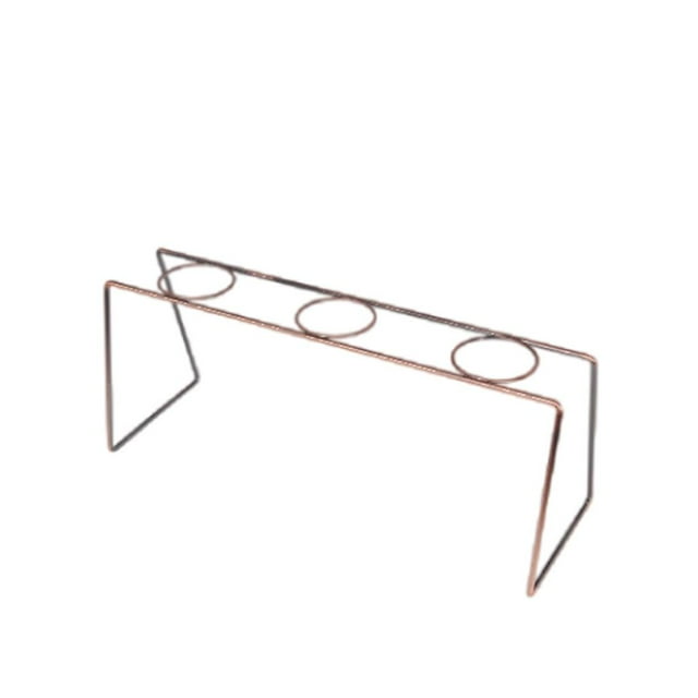 stanreset Support de Goutteur à Café en Acier Inoxydable Trois Bronzes pour Restaurant Bureau Trois Trous