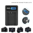 thumbnail image 1 of Cargador De Batería USB, Salida De 4,2 8,4 V, Cargadores De Celdas Para Cámara, Protección Contra Descarga, Pantalla LCD, Ligero Para M3 M5 M6 760D 750D 800D 77D 200D, 1 of 7
