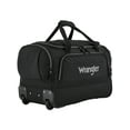thumbnail image 3 of Wrangler 21" Deluxe Rolling Duffel with Telescopic Handle, Black, 3 of 6