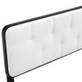 thumbnail image 3 of Modway Collins Tufted Full Fabric and Wood Headboard in Black White, 3 of 7