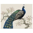 thumbnail image 1 of Great BIG Canvas | "Peacock and Blossoms I" Art Print - 30x24, 1 of 4