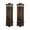 Brown, variant on Set of 2 Black Wooden Wall Candle Sconces: Gothic Distressed Candle Holders Shelf for Pillar Candles & Tealights, French Country Wall Decor (15.75x5.1in)