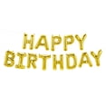 thumbnail image 2 of Globos de Letras Metálico Dorado Yang Happy Birthday 40 cm, 2 of 2