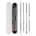 thumbnail image 1 of Apuakthei - Kit de 4 extractores de espinillas y comedones para eliminar el acné, tratamiento para eliminar imperfecciones, puntos blancos y granos para una piel libre de riesgos en la nariz y el, 1 of 7