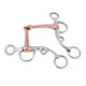 thumbnail image 1 of Methold Stainless Steel 5inch Horse Snaffle Bit with Screw Copper Equestrian Inlay Ropa para mascotas, 1 of 1