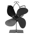 thumbnail image 1 of Ventilador de estufa, resistente a la oxidación, eficaz, práctico, silencioso, funcionamiento automático, ventilador para hogar alimentado por calor, 1 of 14
