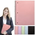 thumbnail image 5 of 1 Subject Spiral Notebook,Notebook Paper,Spiral Notebook,Composition Notebook Wide Ruled,Single Subject Notebook,College Ruled Notebook Paper,Wide Ruled Notebook Paper,1 Pack,Pink, 5 of 5