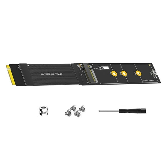 Flexible FPC M.2 NVME Extender Cable PCIe Data Transfer Boosters for 2230 2242 2260 2280 SSDs