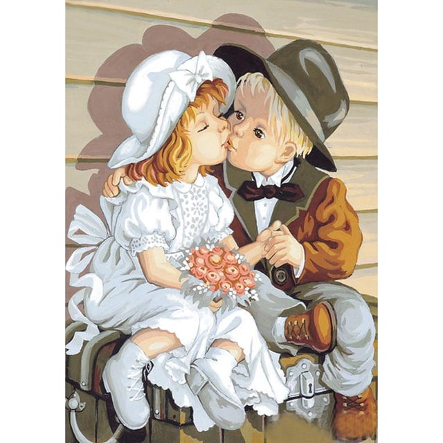 Pintura de diamante (DE8968) muñeca 5D DIY cuadrado punto de cruz bordado artesanal 40x50cm Hugtrwg Para estrenar