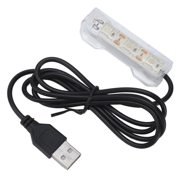 Underwater Light, Portable Waterproof LED Aquarium Light, 2.4X0.9Inch USB Charging Light Weight for Fish Tank Aquarium[Blue Light]