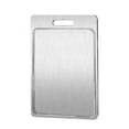 thumbnail image 2 of ZenCart Stainless Steel Cutting Board Double-Sided Chopping Boards for Kitchen Heavy Duty Meat Fruit Vegetable Slicing Board, 2 of 7