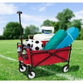 thumbnail image 4 of Seina 6-cu ft Poly Folding Cart - Red, 4 of 4