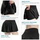 thumbnail image 5 of Culottes Pantalones cortos de entrenamiento 2 en 1 para mujer, pantalones cortos deportivos casuales para correr, gimnasio, Yoga, tenis, entrenamiento, falda deportiva, pant Abanopi Culottes, 5 of 5