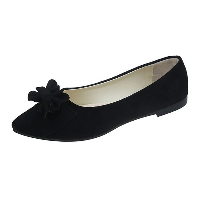 Women's Comfortable Slip On Ballet With Square Toe